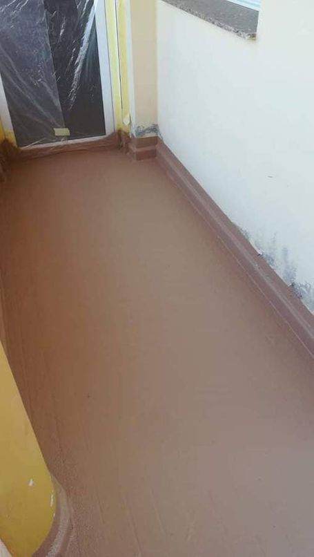 Aislamientos Poliuretano J.C. terrazacon proceso de impermeabilización