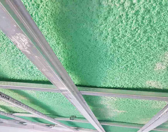 espuma verde